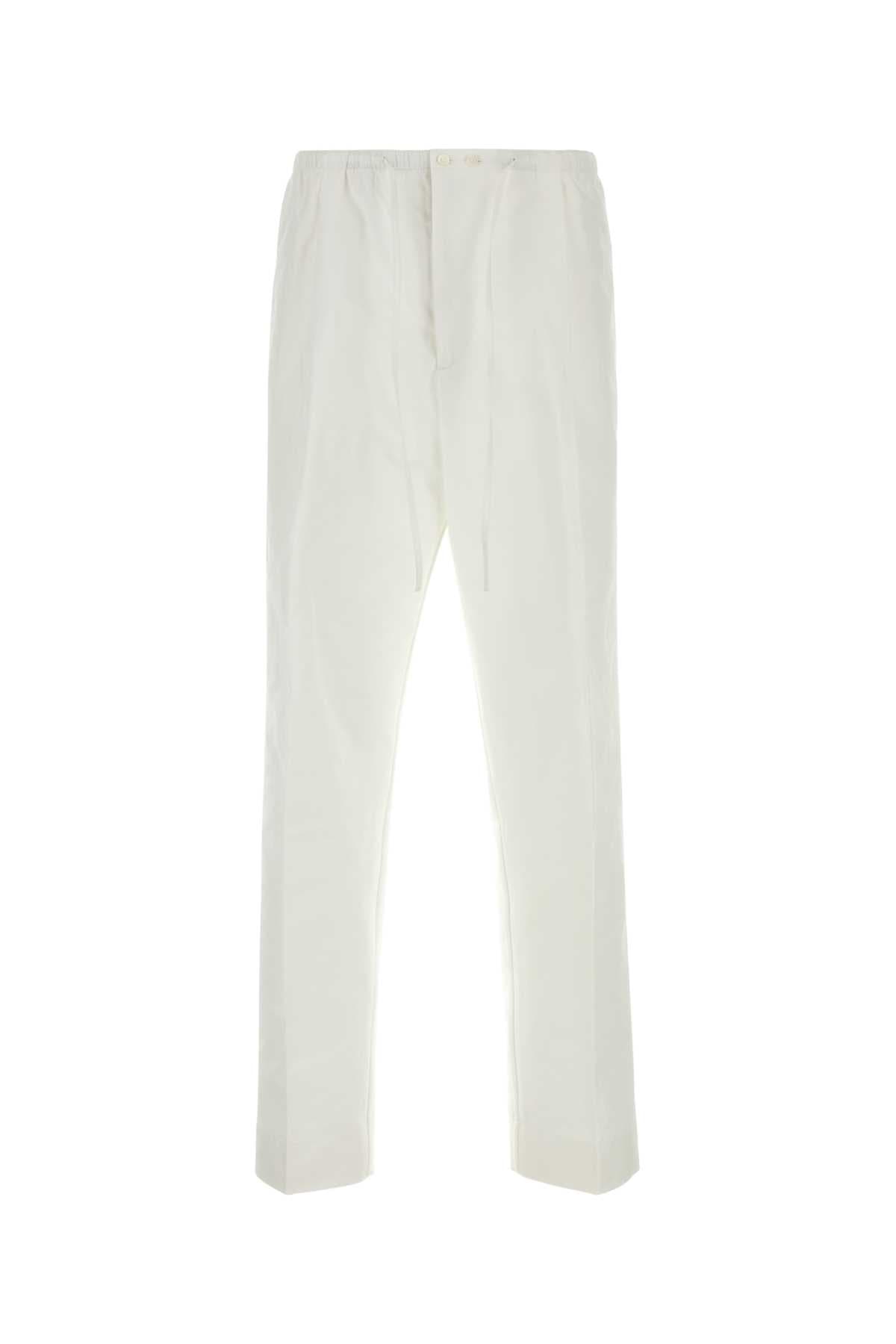 White cotton pant