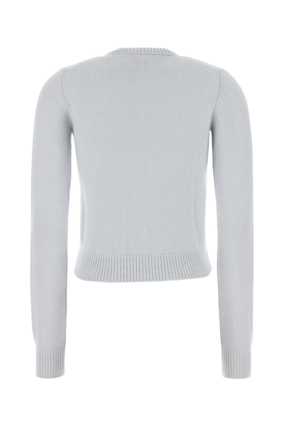 Pastel light-blue cashmere Everheart cardigan - мініатюра 2