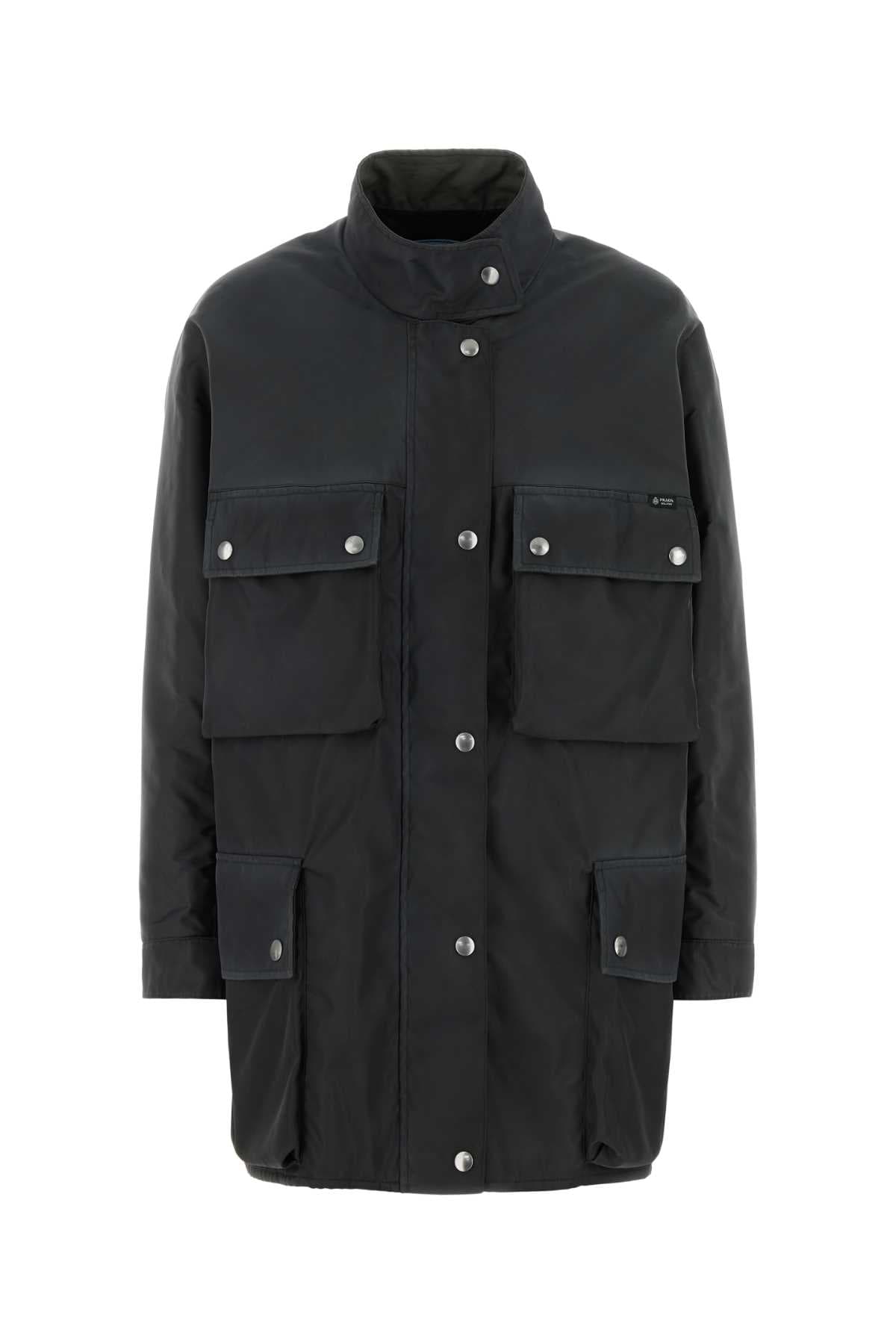 Charcoal Re-Nylon jacket