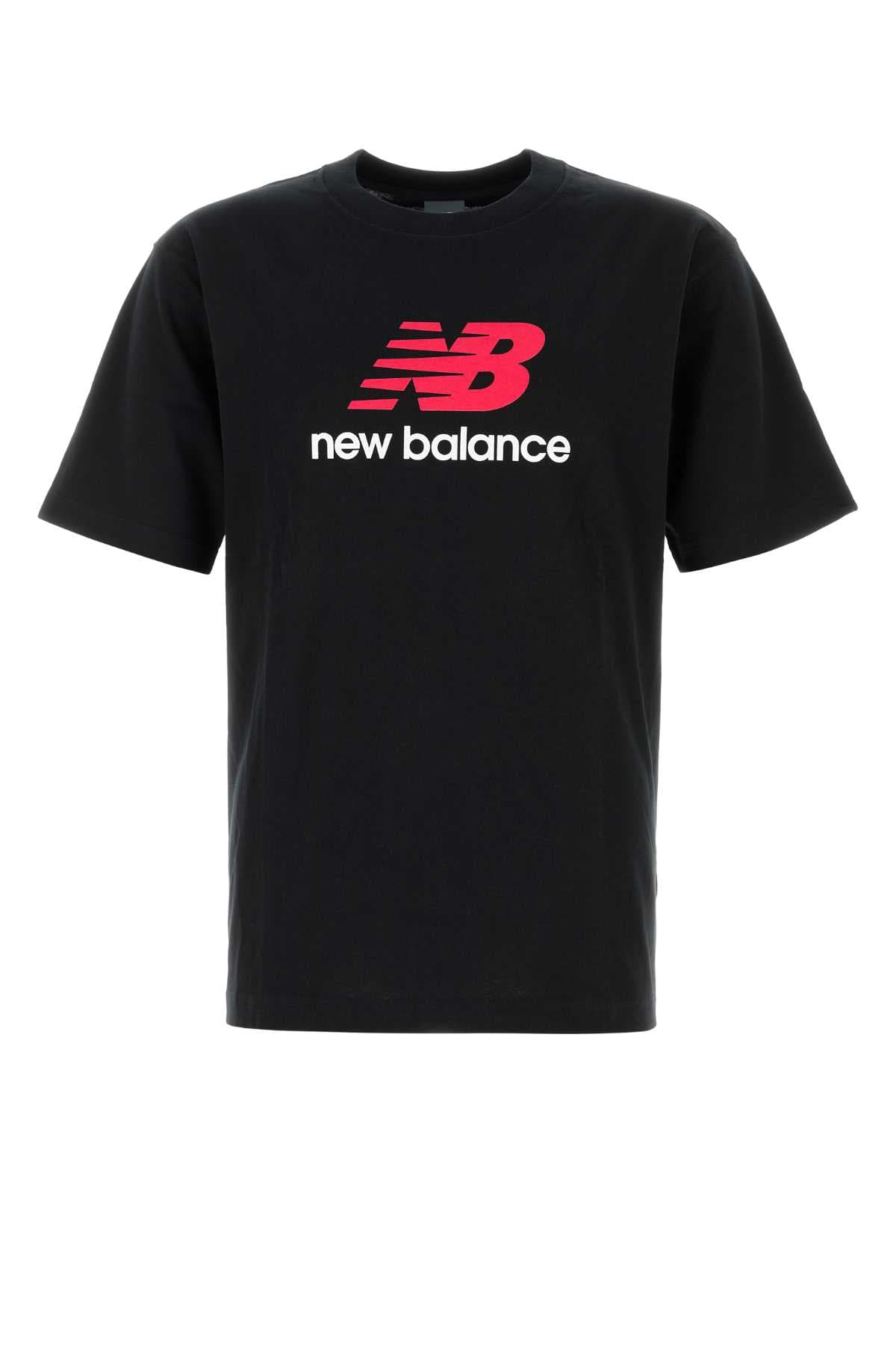 Black cotton t-shirt