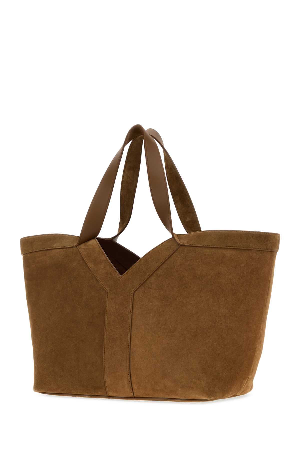 Camel suede shopping bag - мініатюра 2