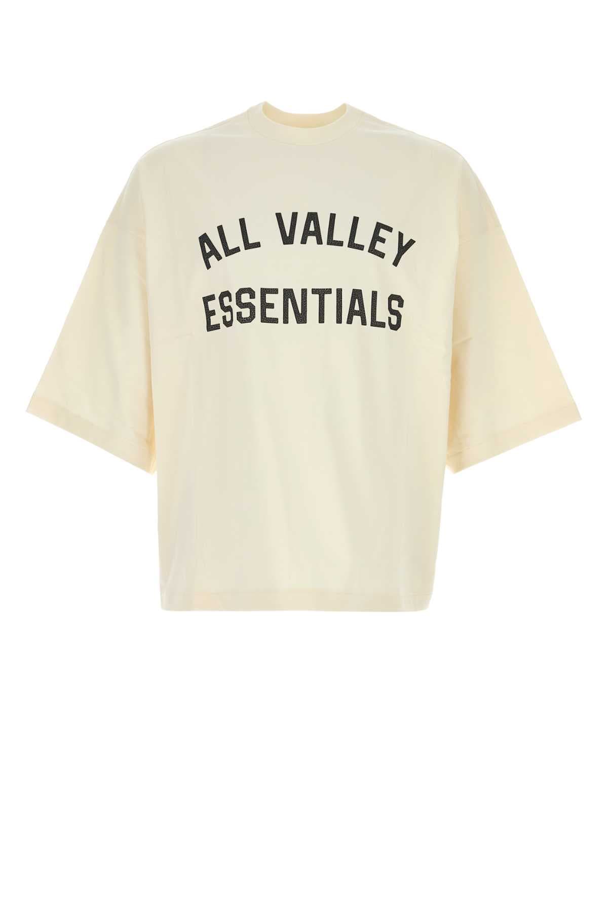 Ivory cotton oversize t-shirt