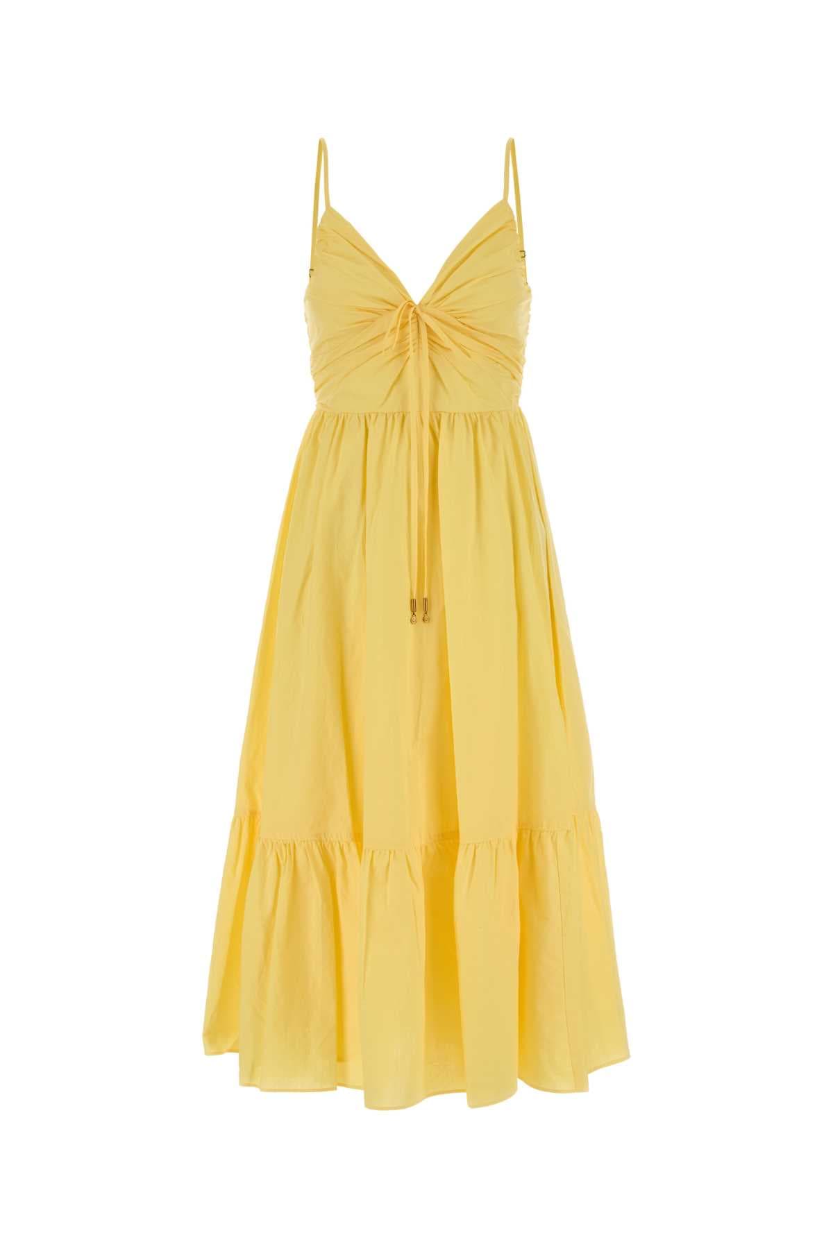 Yellow cotton dress