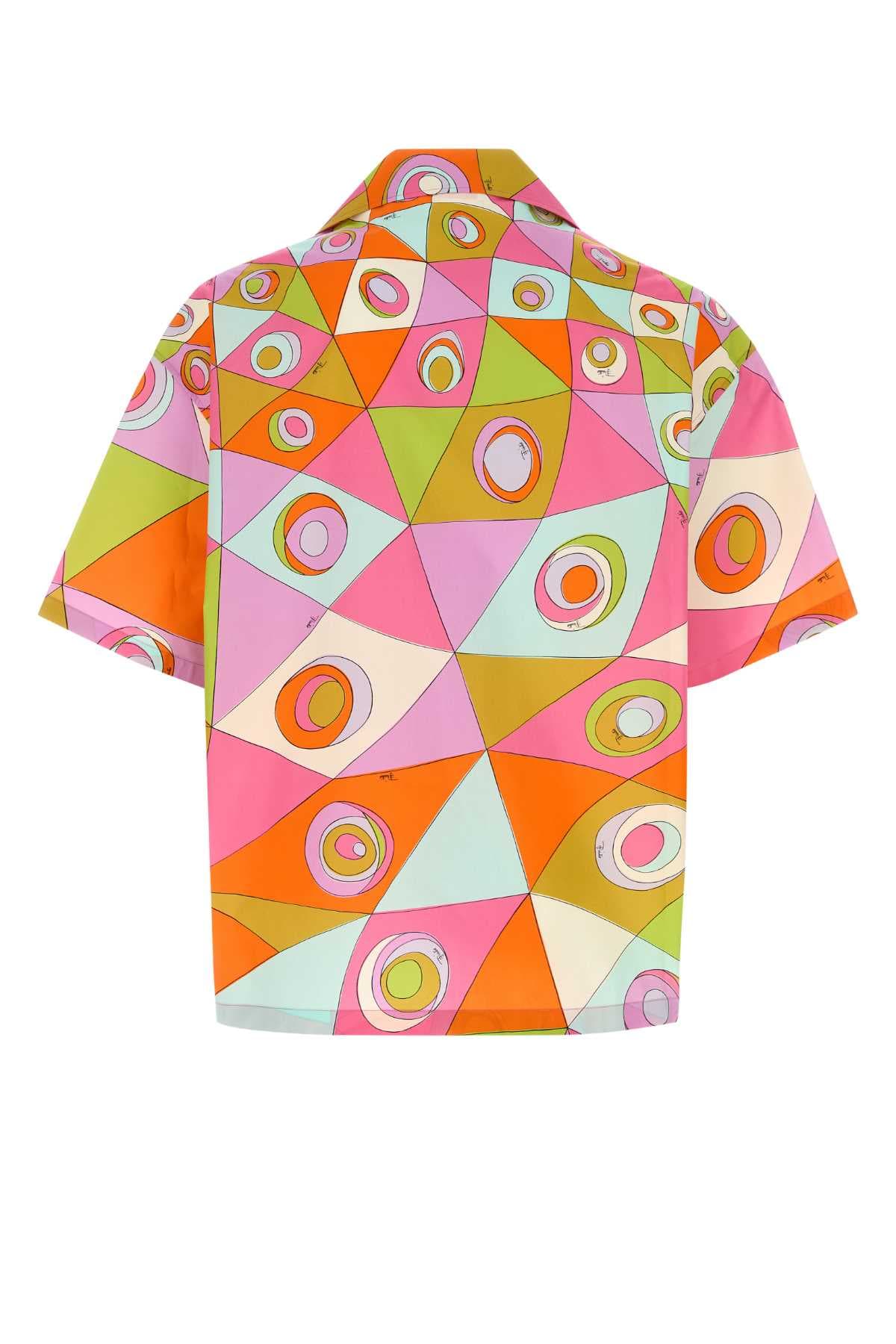 Printed poplin shirt - мініатюра 2