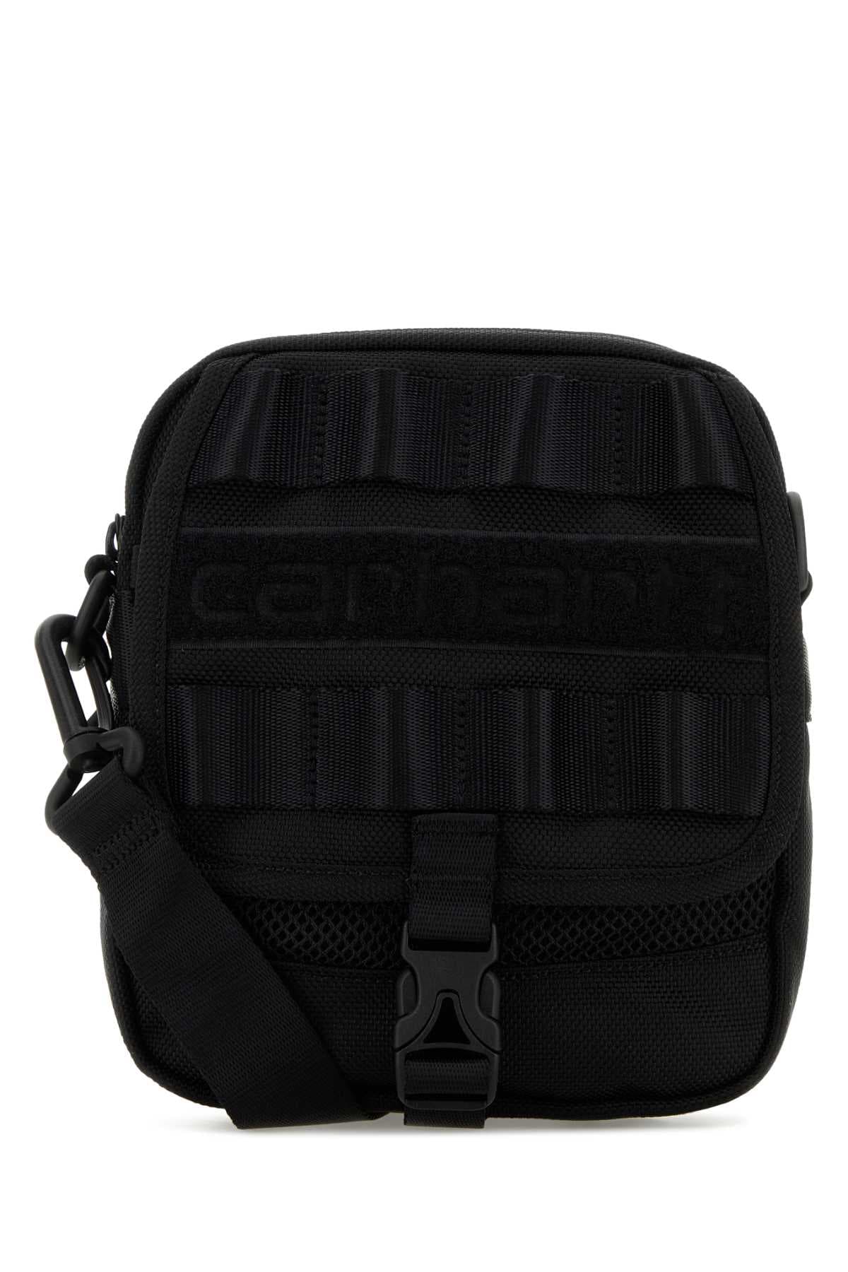 Black canvas Prescott Shoulder Pouch