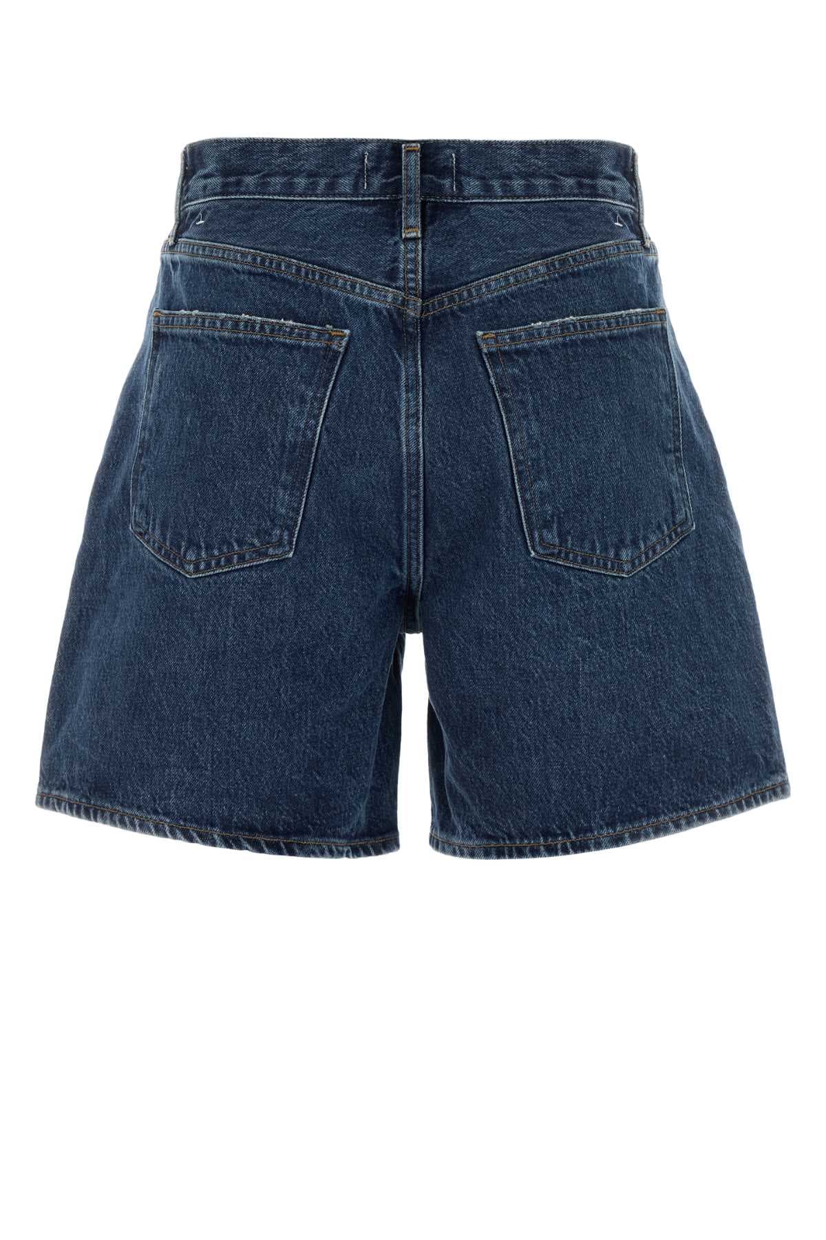 Blue denim Dame shorts - мініатюра 2