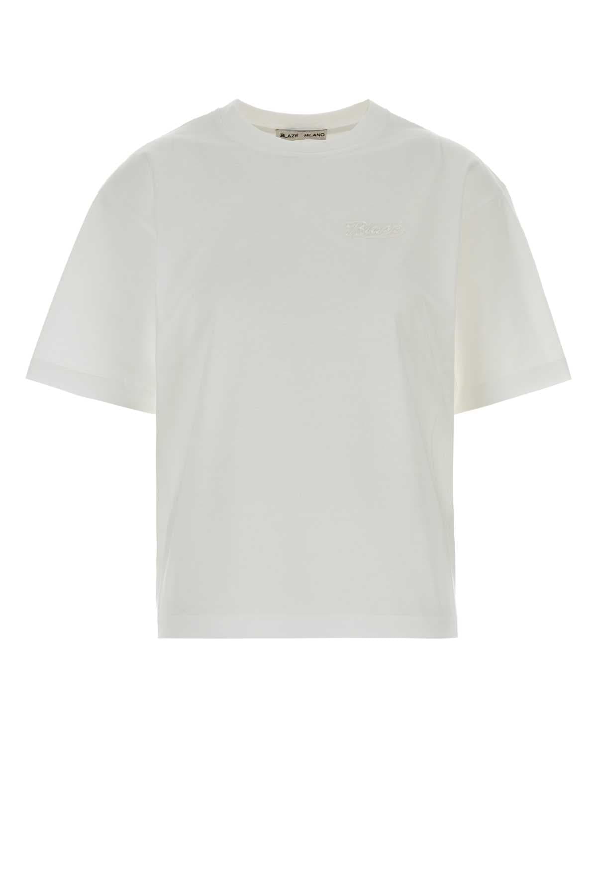 White cotton t-shirt
