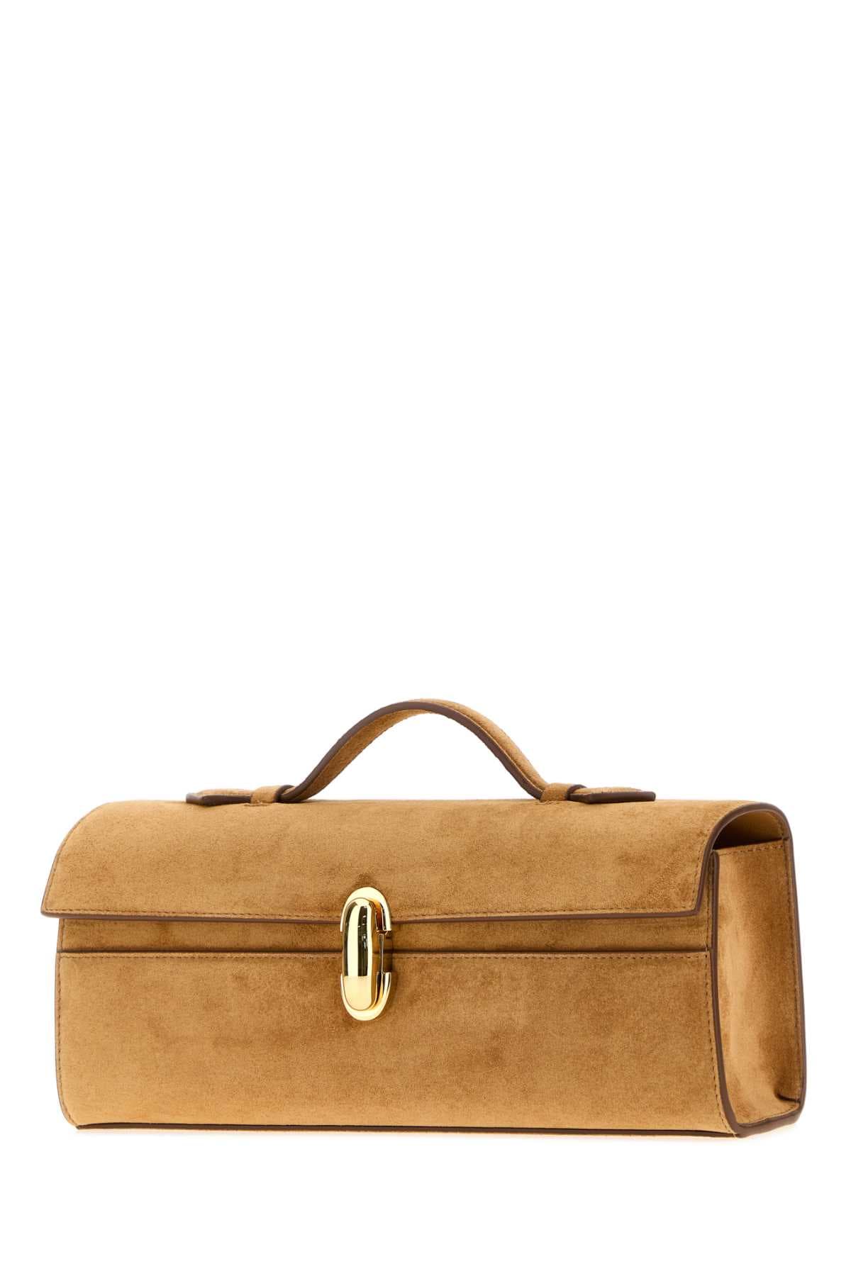 Camel suede Slim Symmetry handbag - мініатюра 2