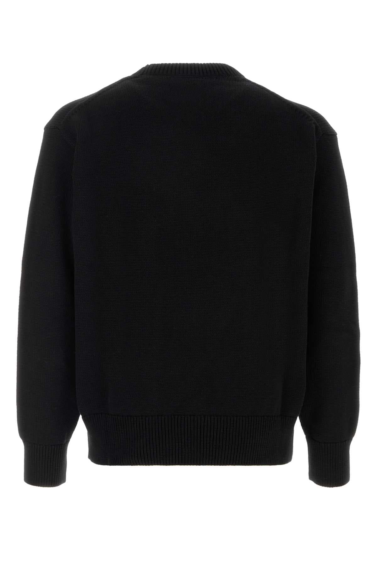 Black cotton sweater - мініатюра 2