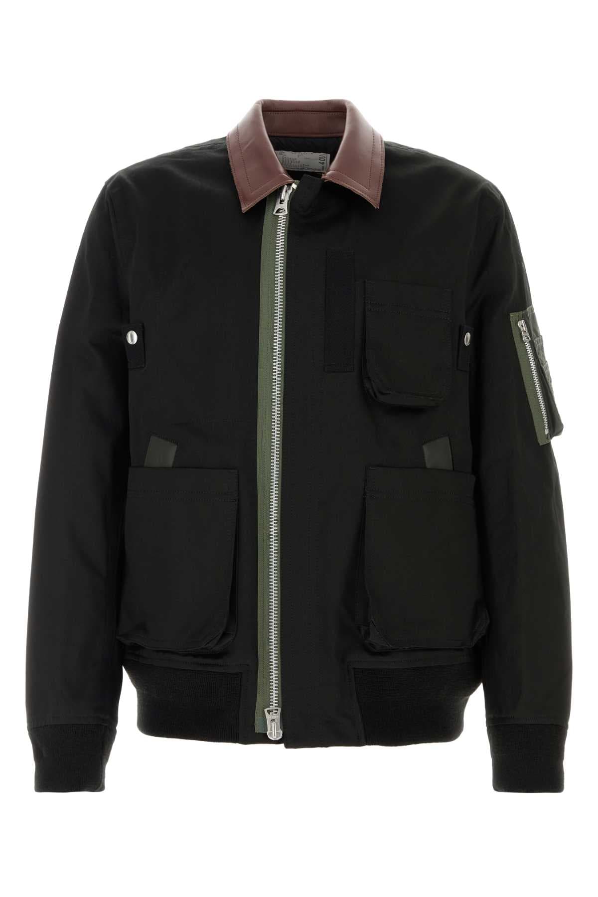 Black canvas jacket