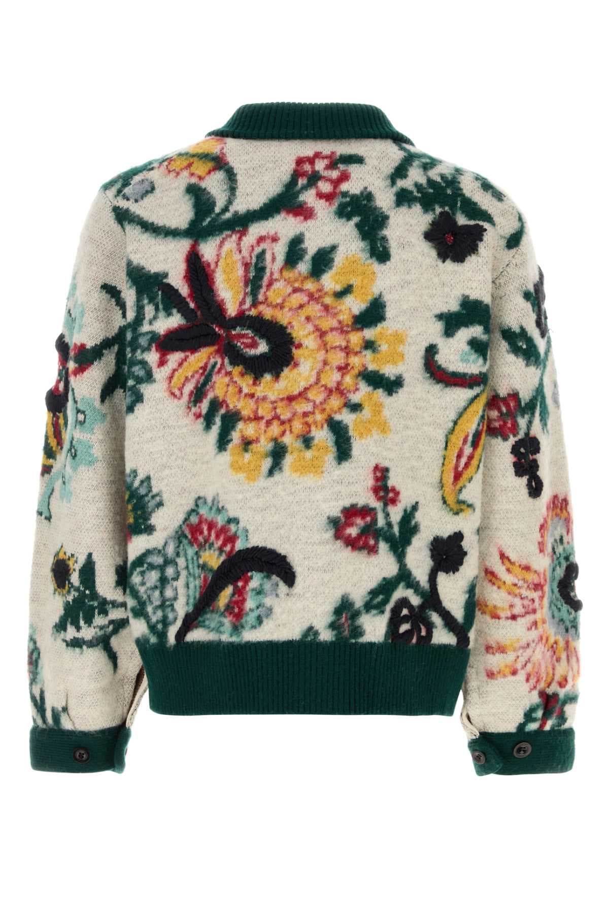 Embroidered wool sweater - мініатюра 2