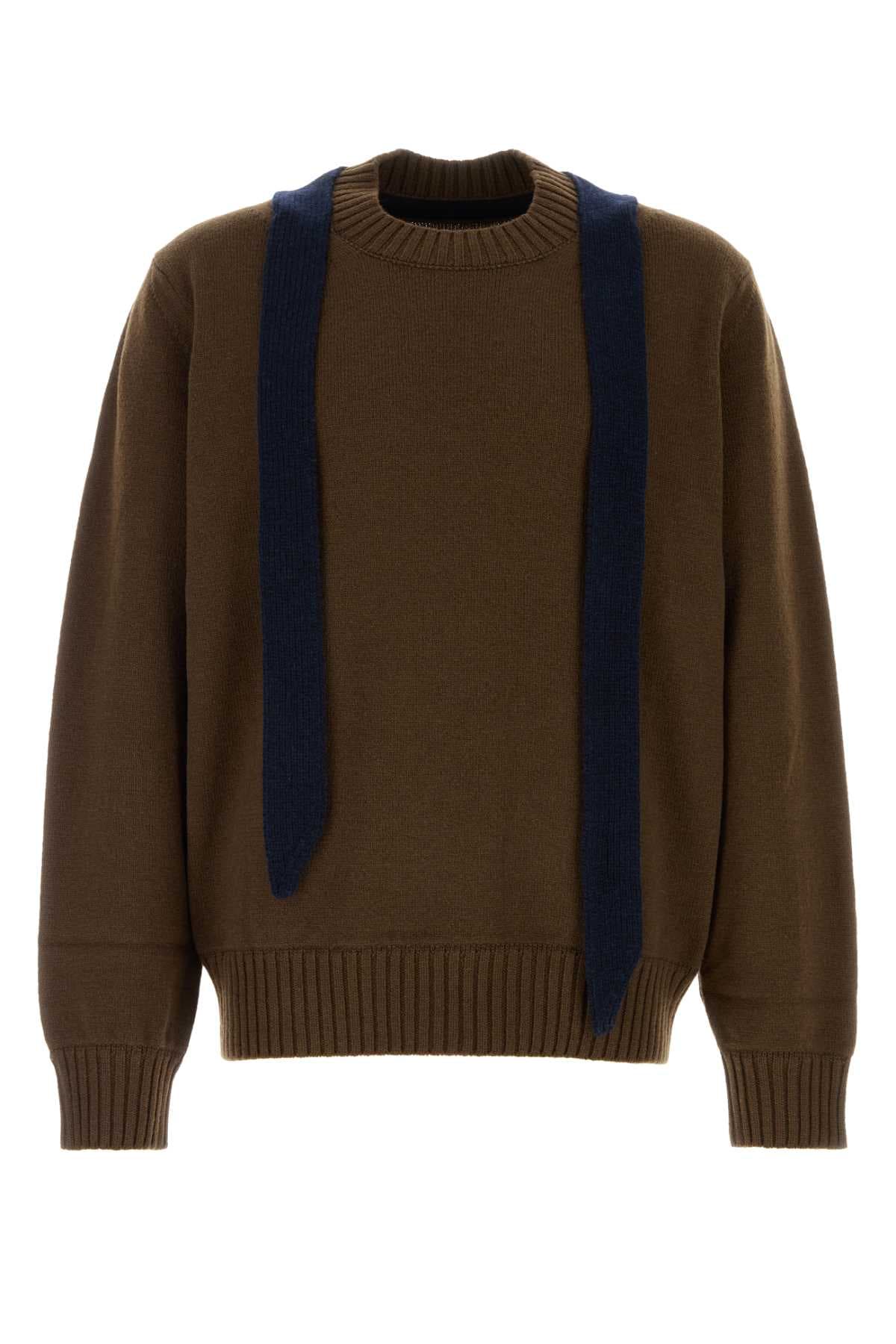 Brown wool sweater