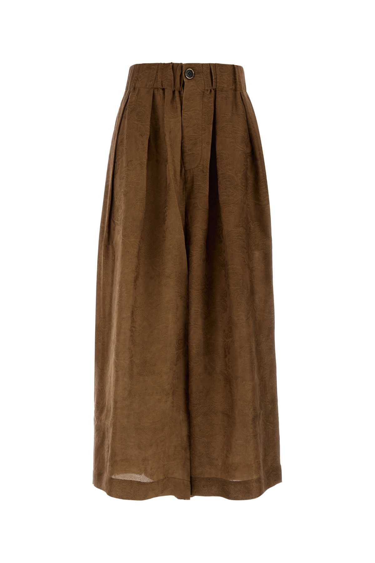 Biscuit viscose blend Poetic wide-leg pant