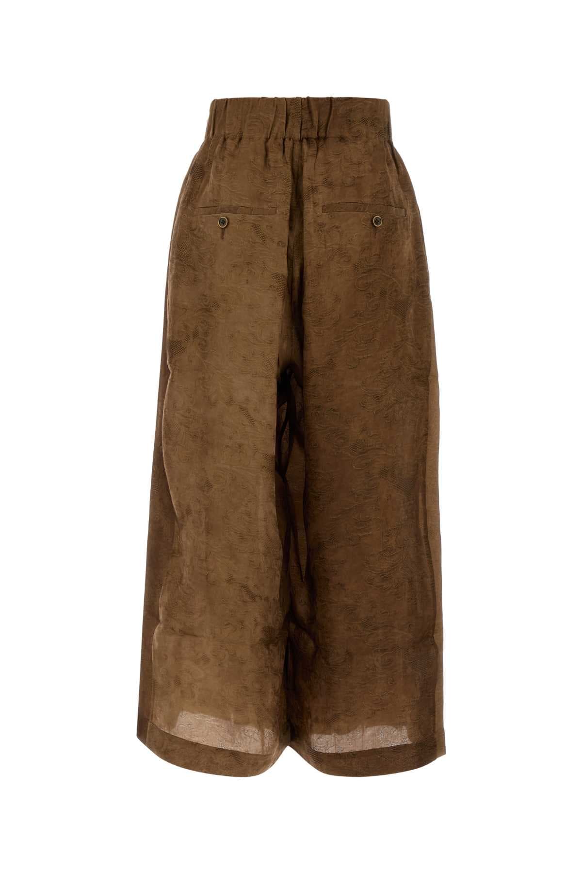Biscuit viscose blend Poetic wide-leg pant - мініатюра 2