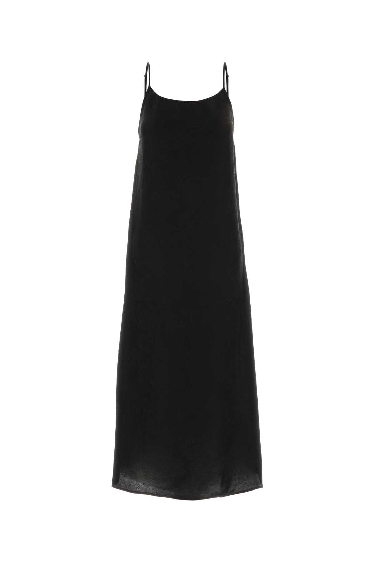 Black viscose blend Anaya dress