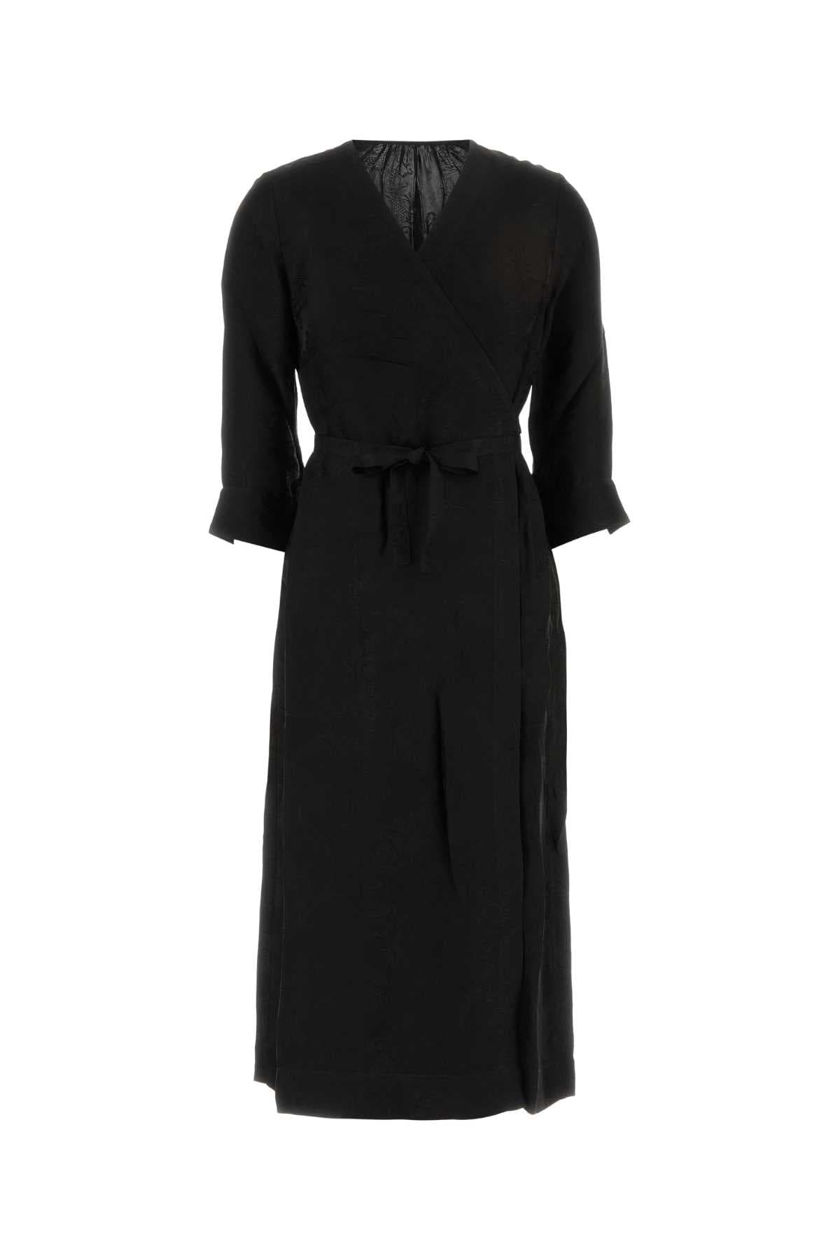 Black viscose blend Anthea dress