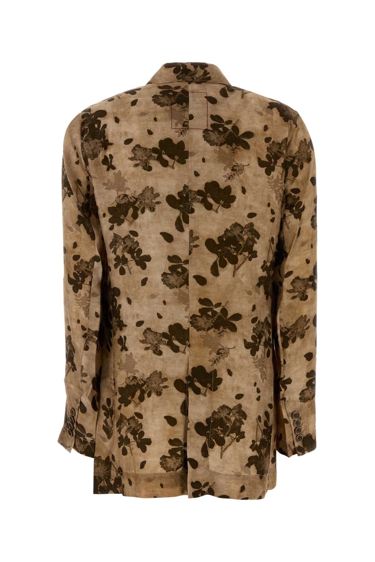 Printed satin Khloe blazer - мініатюра 2
