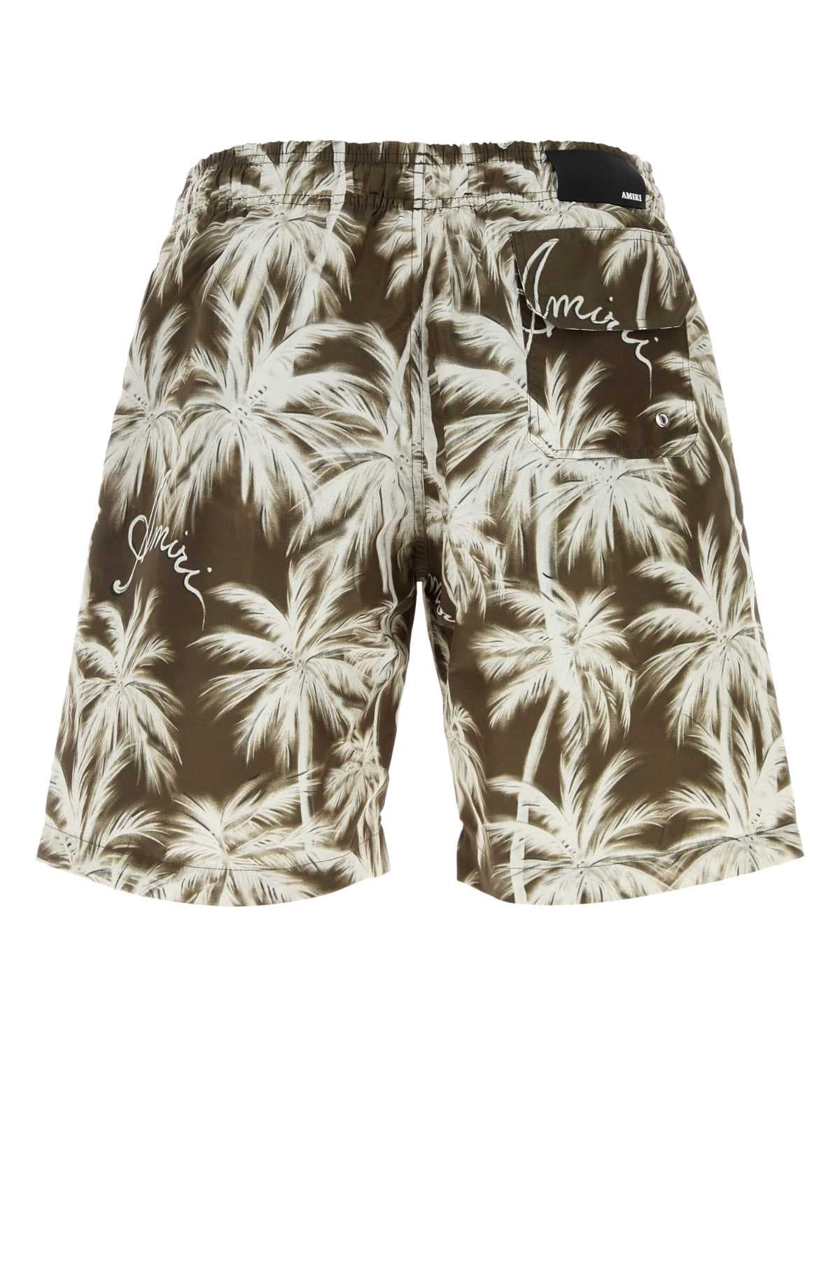 Printed polyester swimming shorts - мініатюра 2