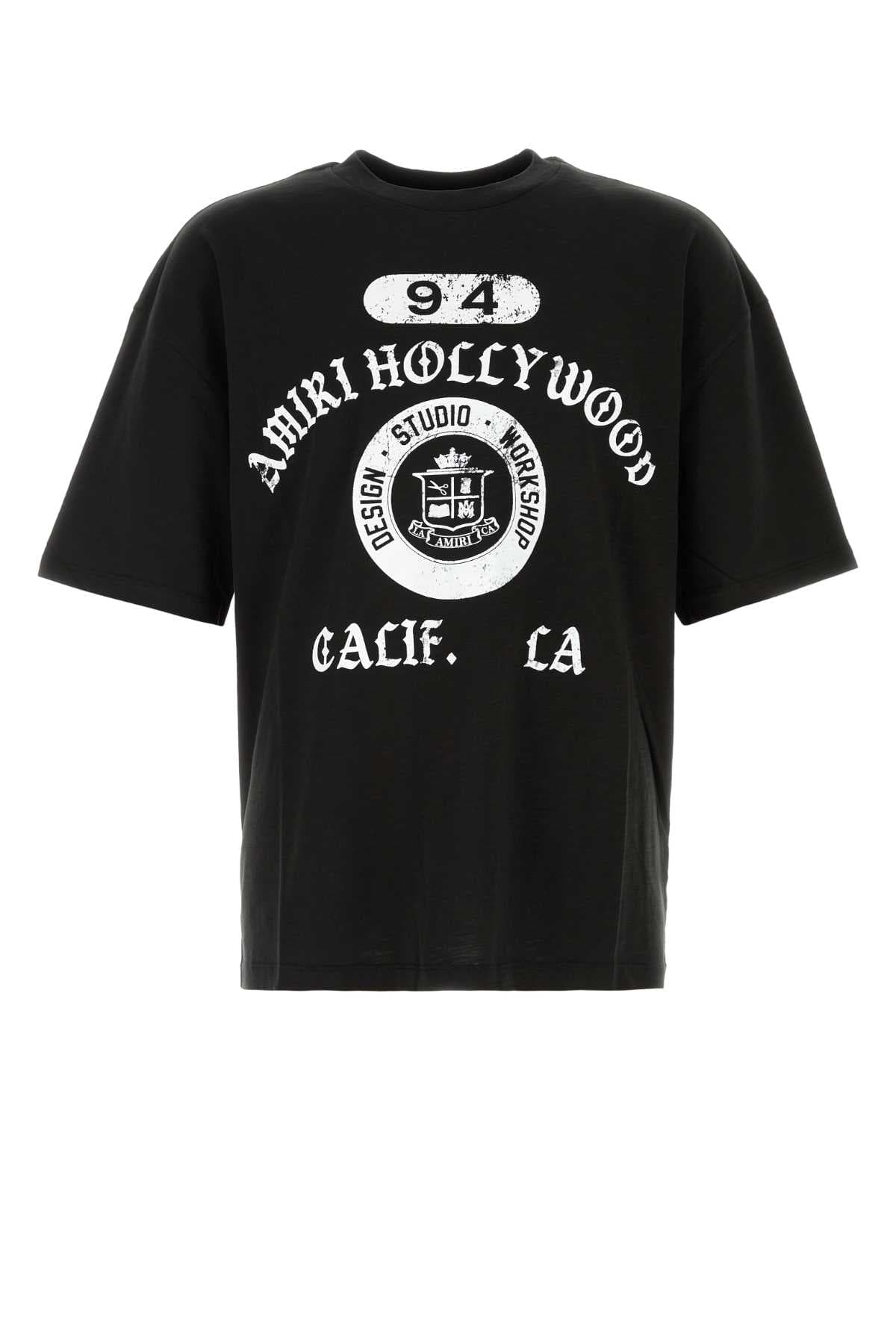 Black cotton oversize t-shirt