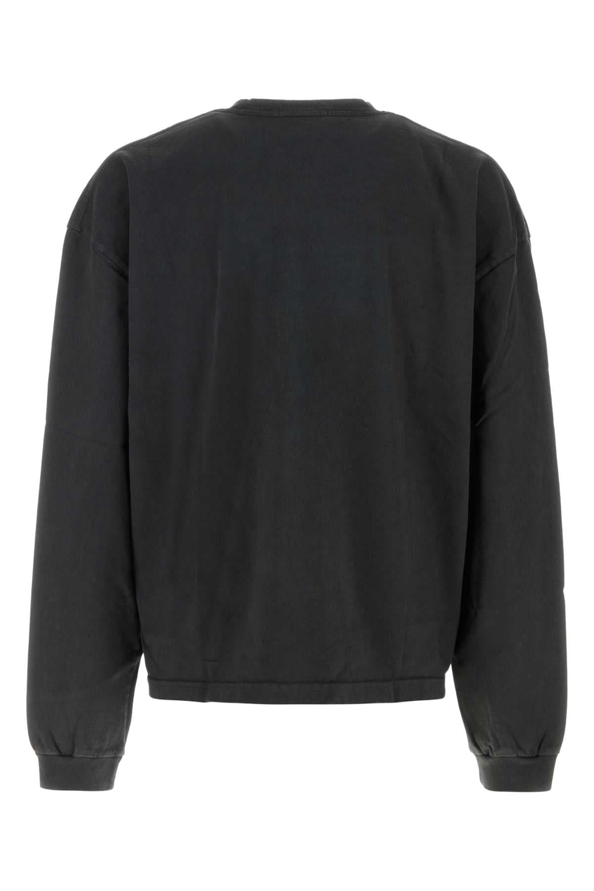 Black cotton oversize Community Center t-shirt - мініатюра 2