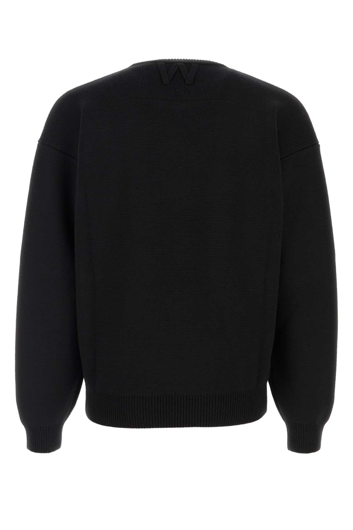 Black wool sweater - мініатюра 2