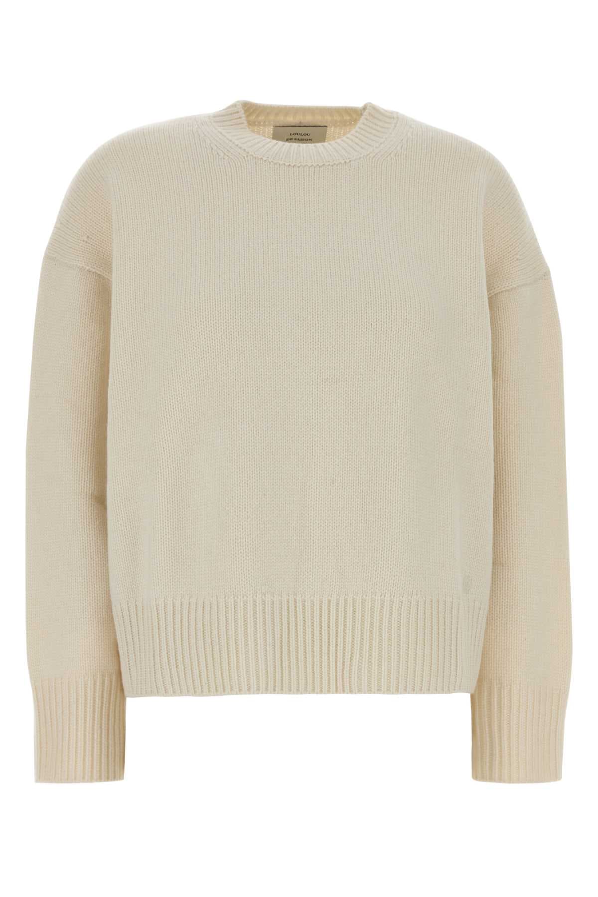 Ivory wool Pia sweater