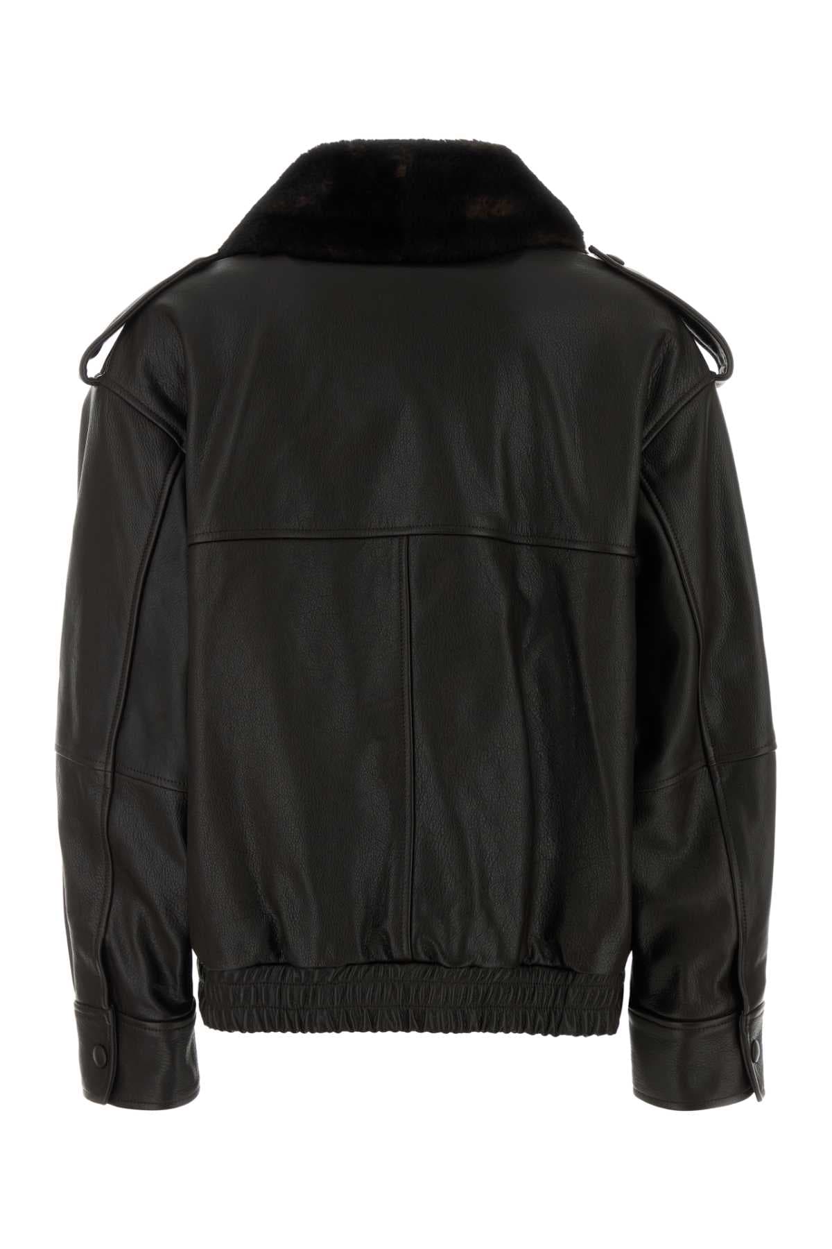 Dark brown leather Russo jacket - мініатюра 2