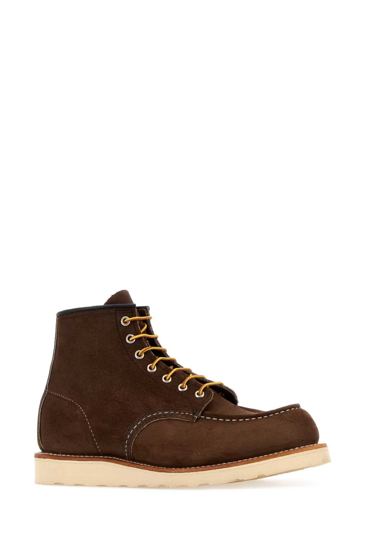 Chocolate suede ankle boots - мініатюра 2