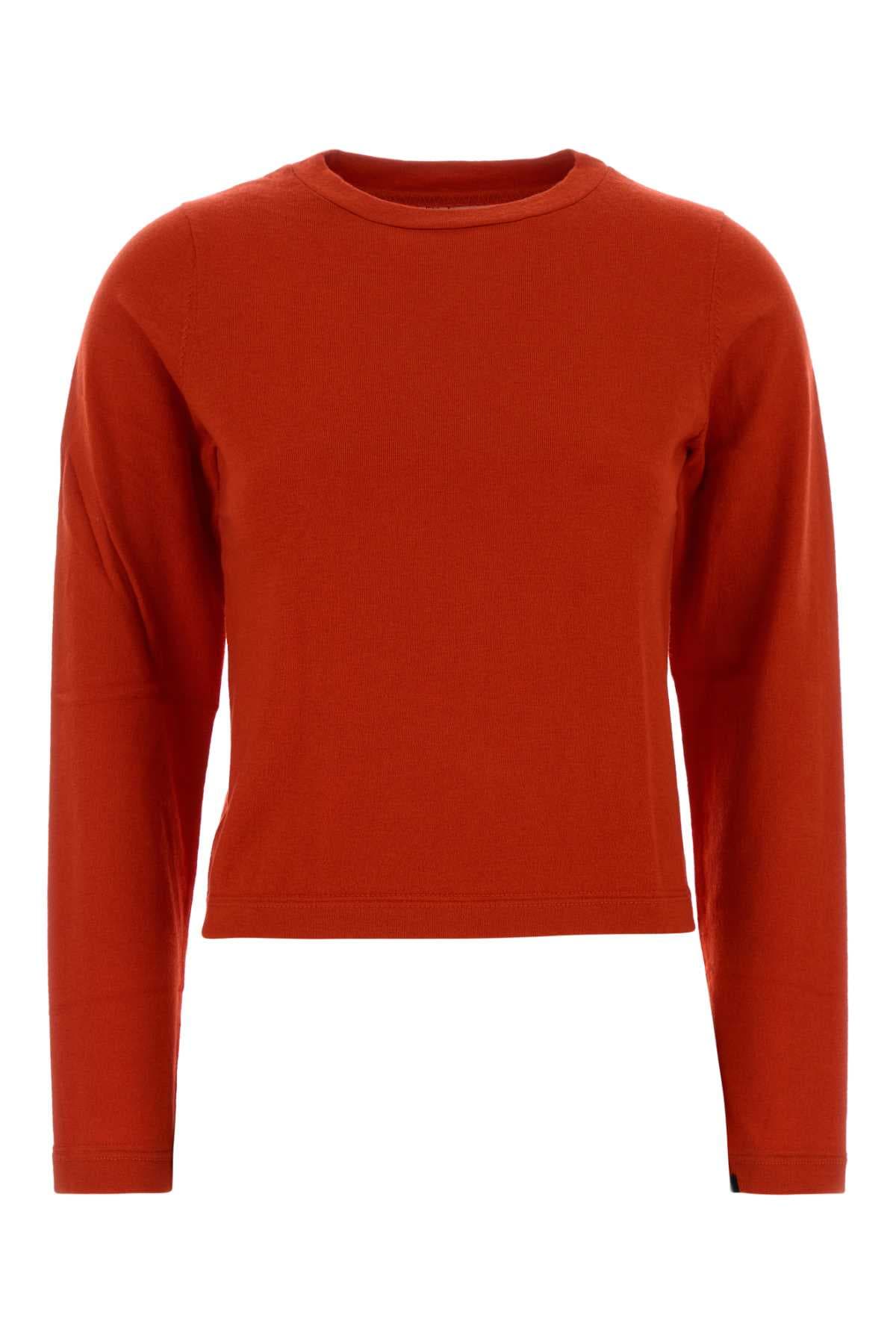 Red cotton blend n°451 sweater