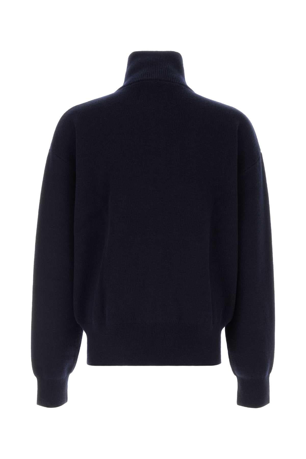Navy blue cashmere n°319 cardigan - мініатюра 2