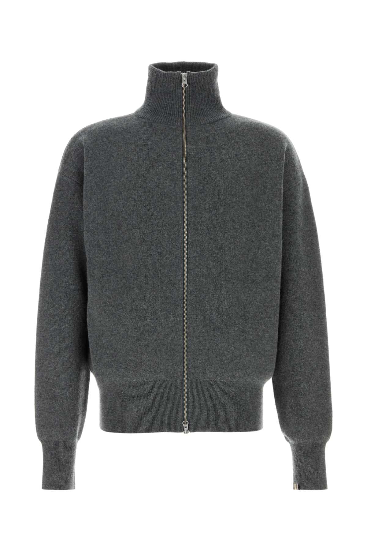 Dark grey cashmere n°319 cardigan