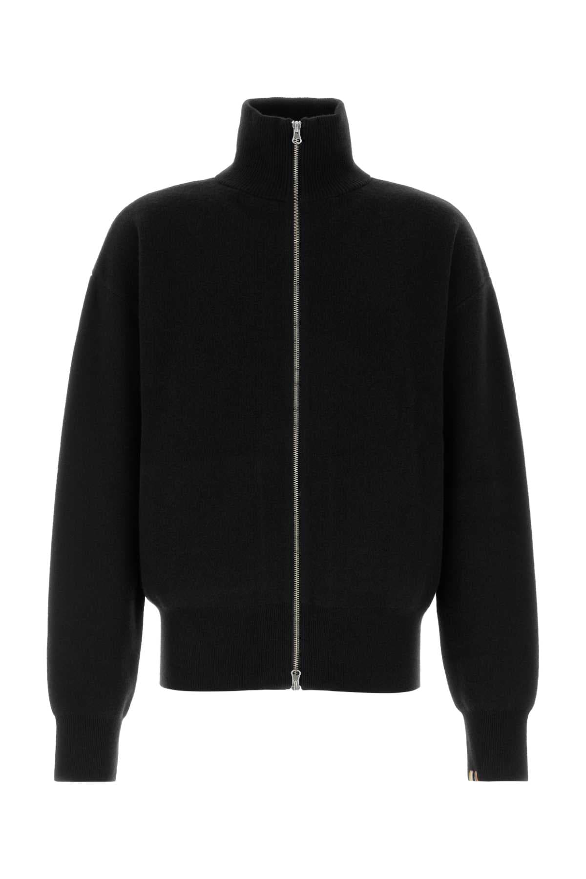Black cashmere n°319 cardigan