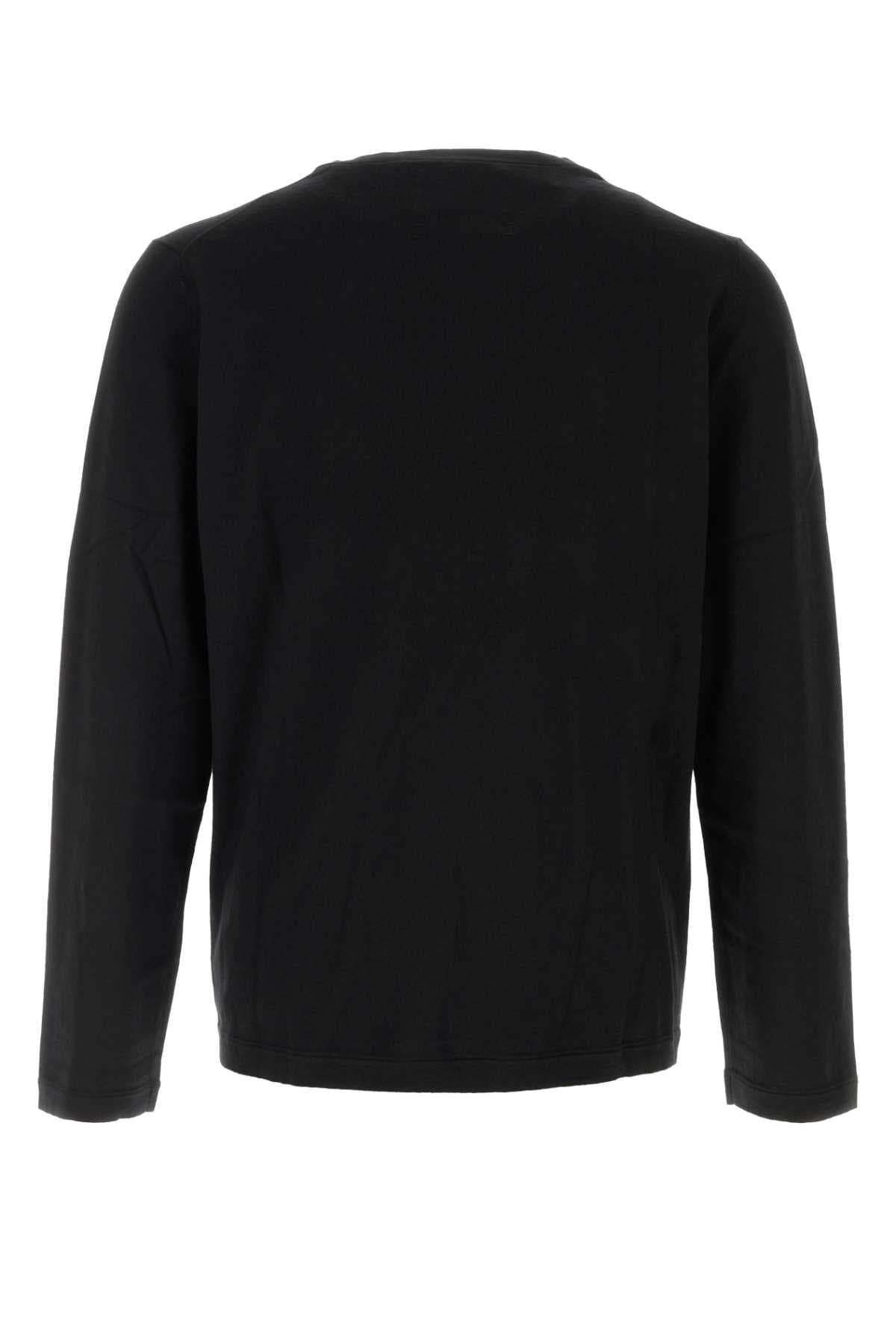 Black cotton blend n°500 sweater - мініатюра 2