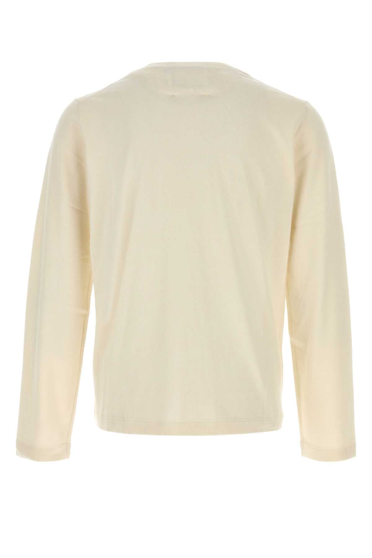 Ivory cotton blend n°500 sweater - мініатюра 2