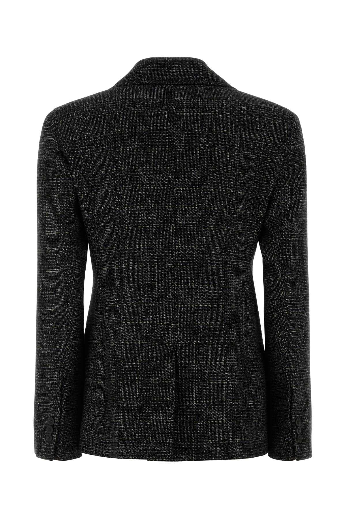 Embroidered wool Occhio blazer - мініатюра 2