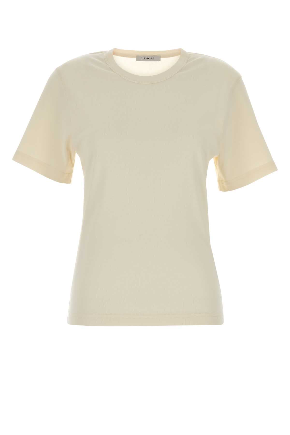 Cream cotton t-shirt
