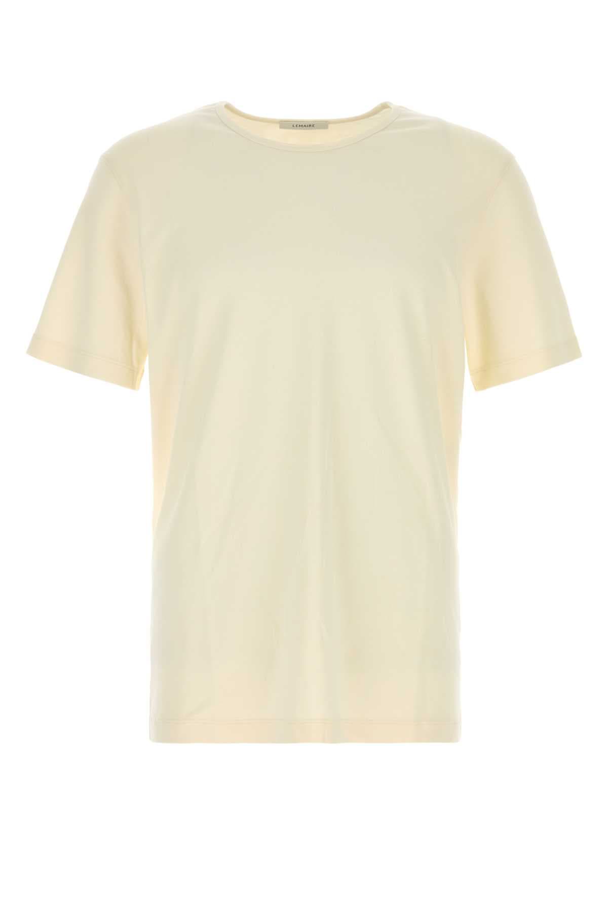 Cream cotton t-shirt