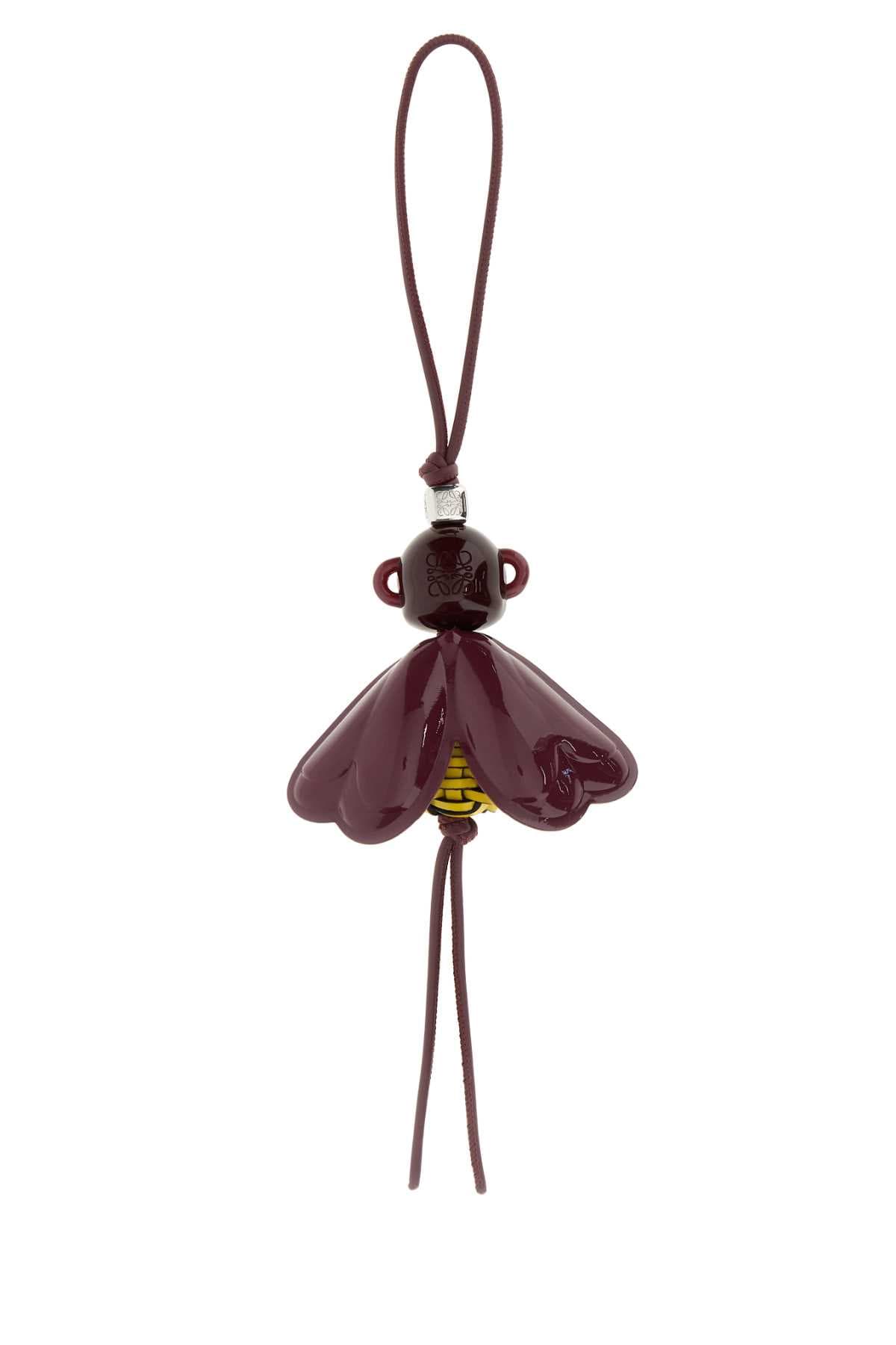 Multicolor leather and acetate Blombée charm - мініатюра 2