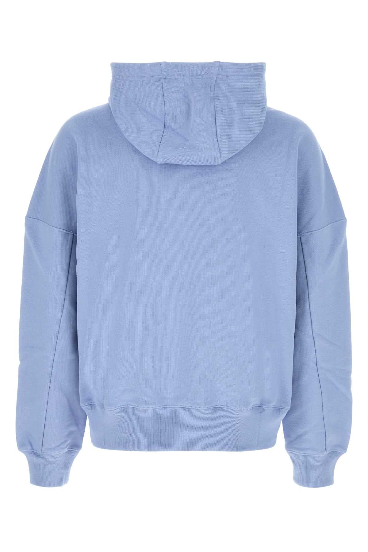 Light-blue cotton sweatshirt - мініатюра 2