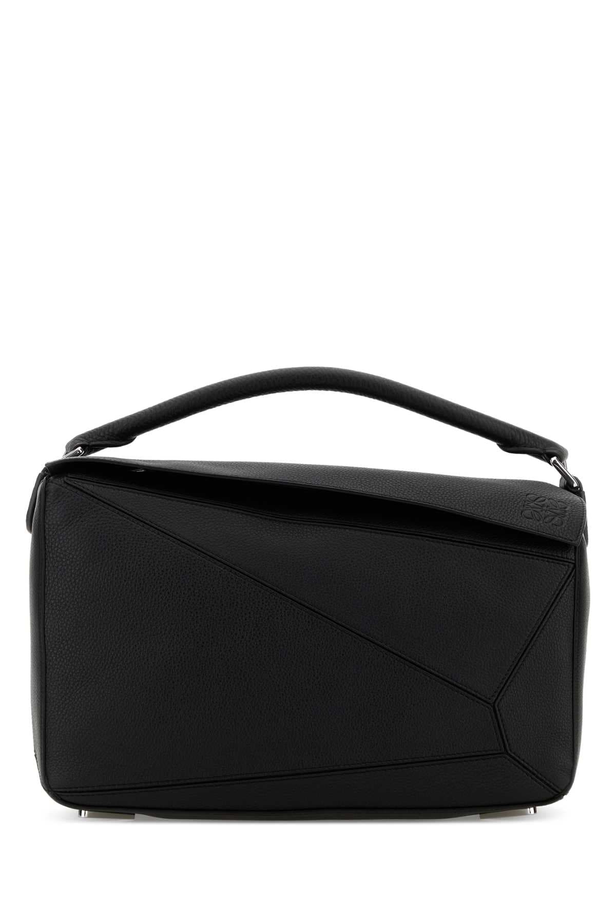 Black leather large Puzzle handbag