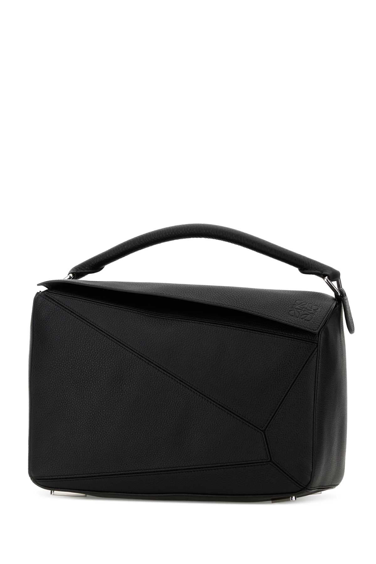 Black leather large Puzzle handbag - мініатюра 2