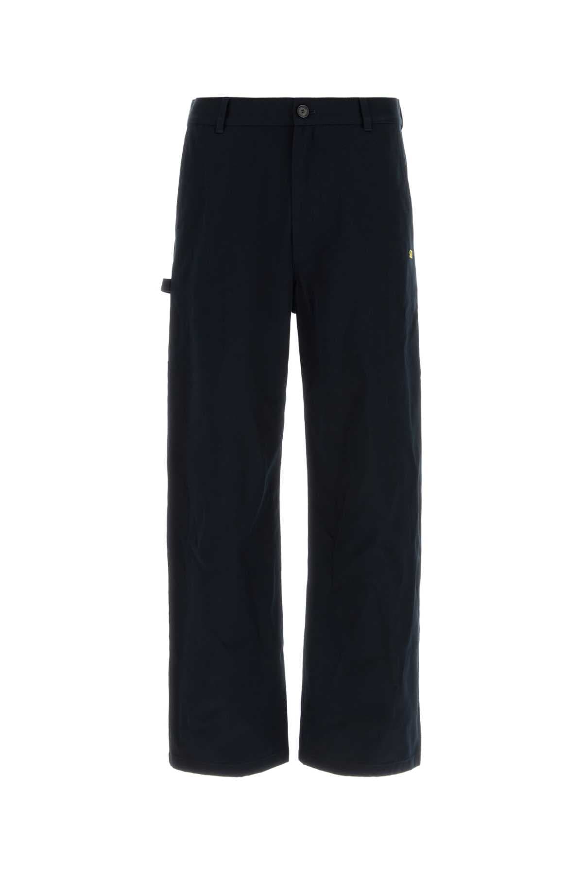 Navy blue twill pant