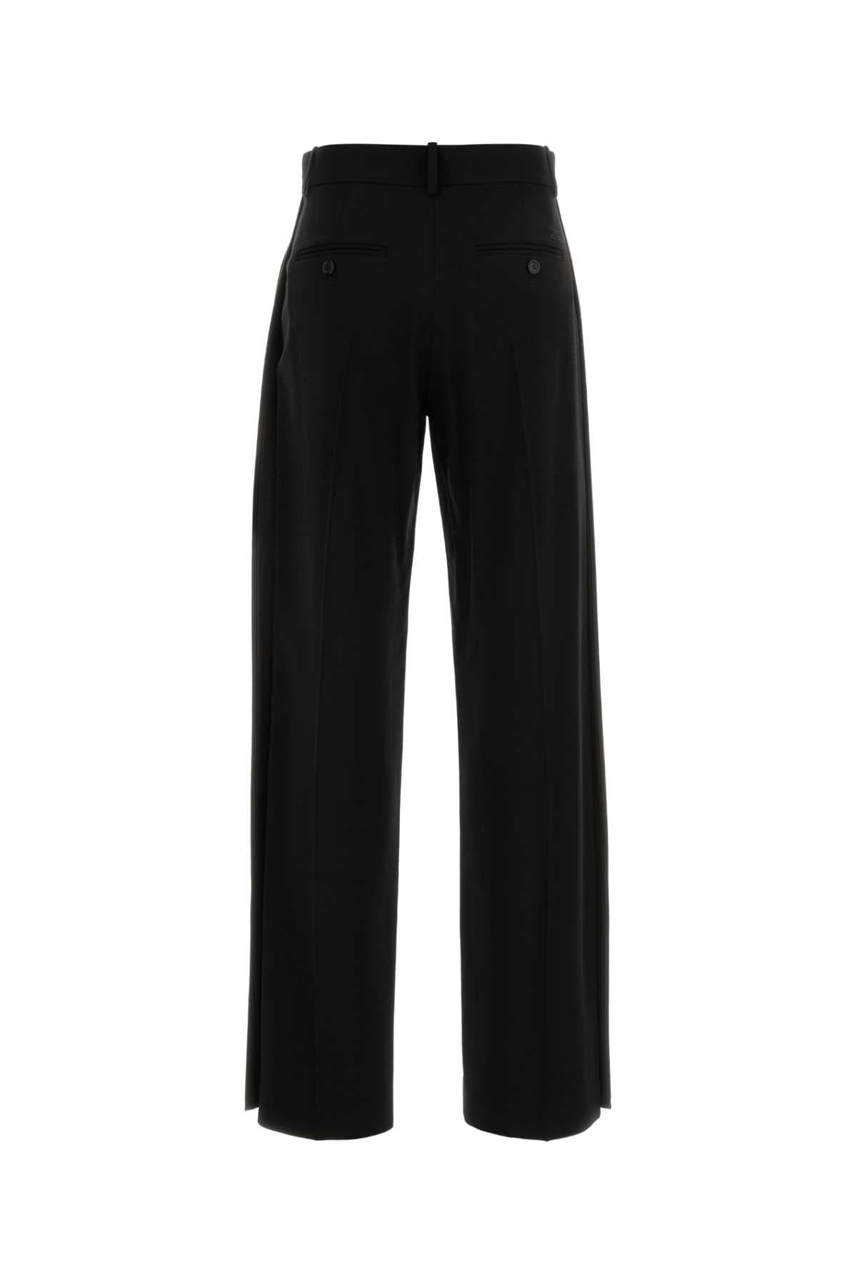 Black wool blend pant - мініатюра 2