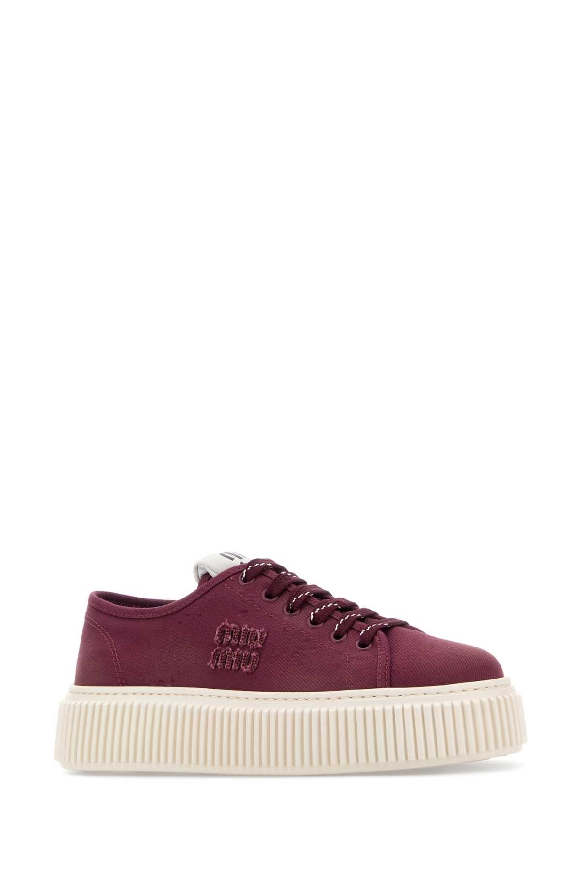 Purple canvas sneakers - мініатюра 2