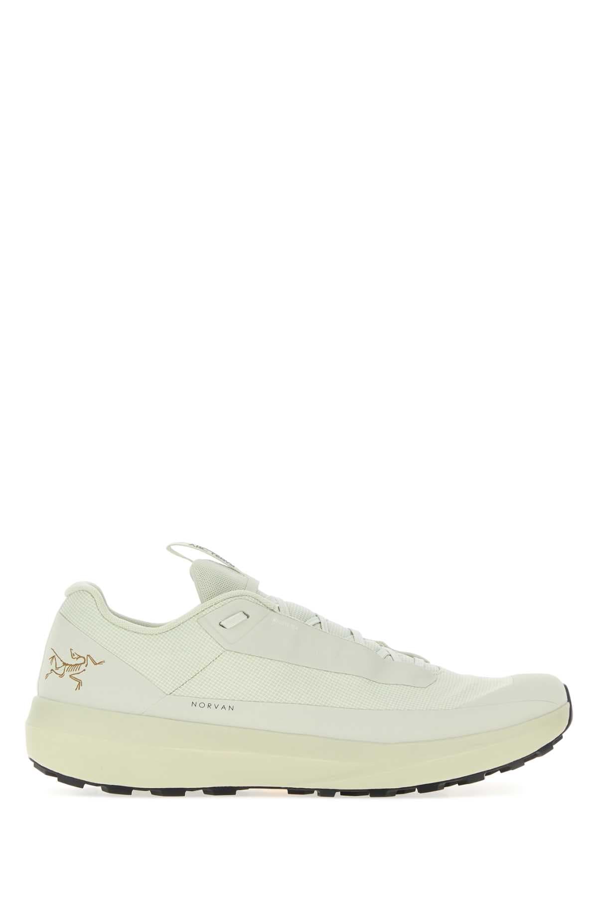 Pastel green fabric and rubber Norvan 4 GTX sneakers