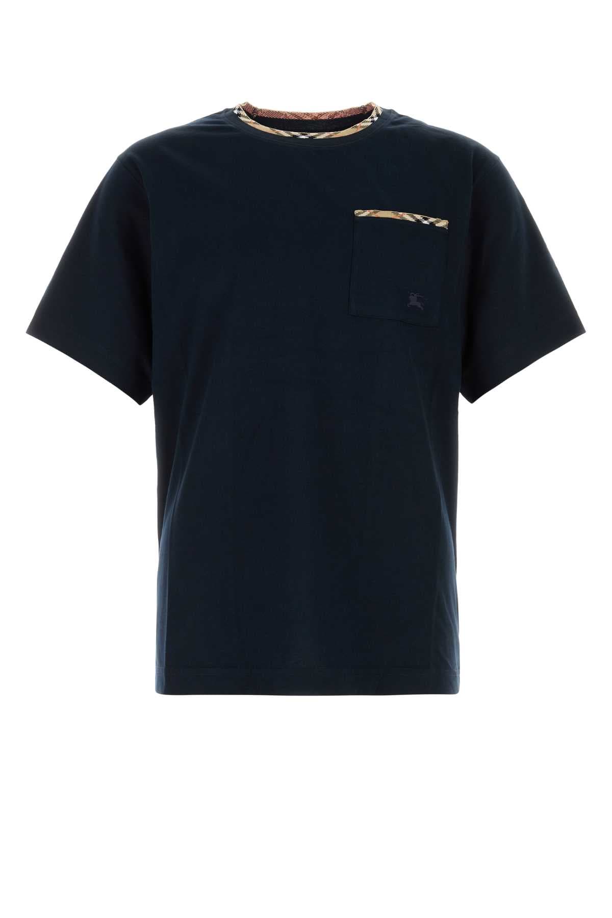 Midnight blue cotton t-shirt