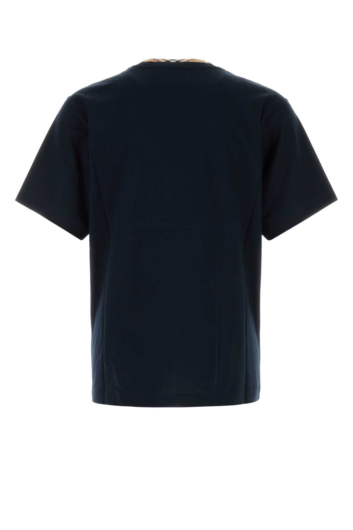 Midnight blue cotton t-shirt - мініатюра 2