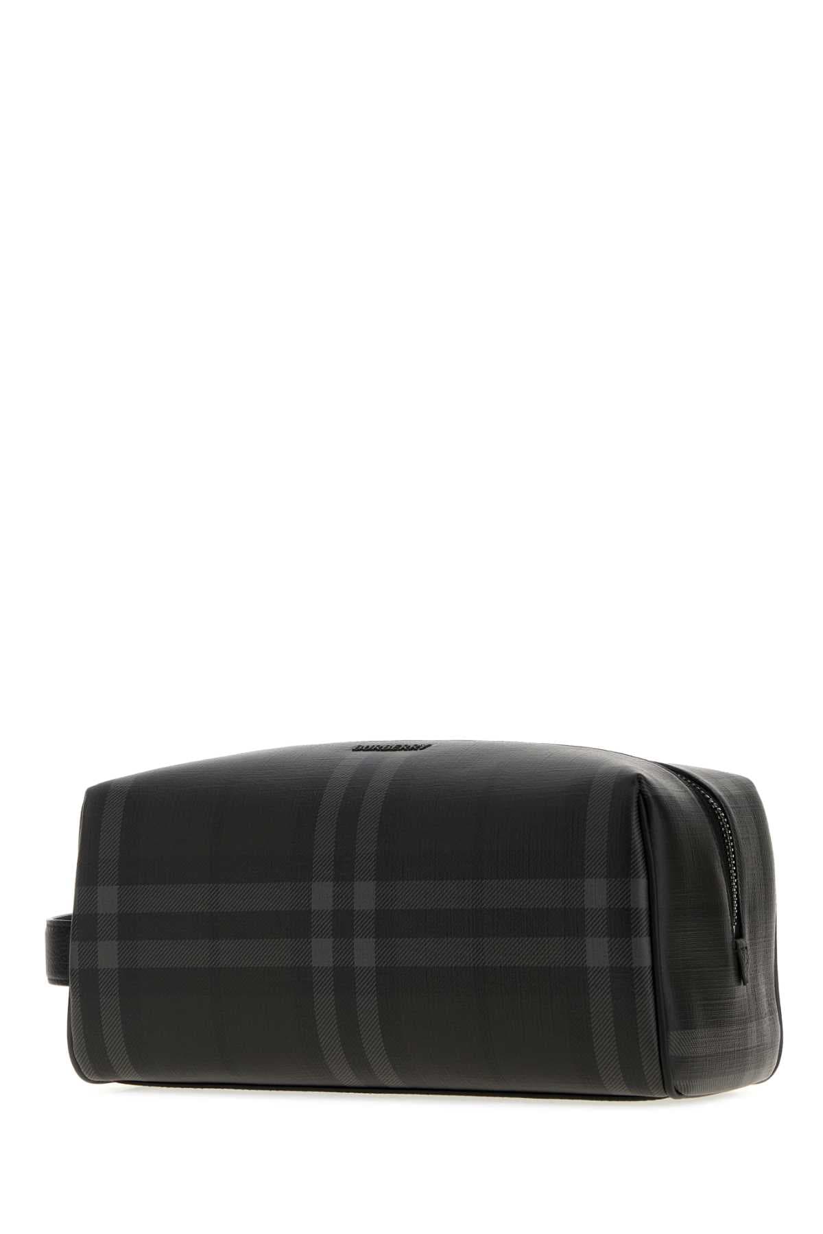 Printed canvas City Check beauty case - мініатюра 2