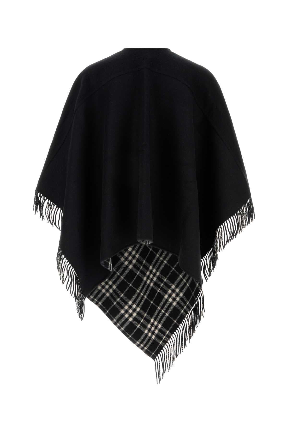 Black wool cape - мініатюра 2