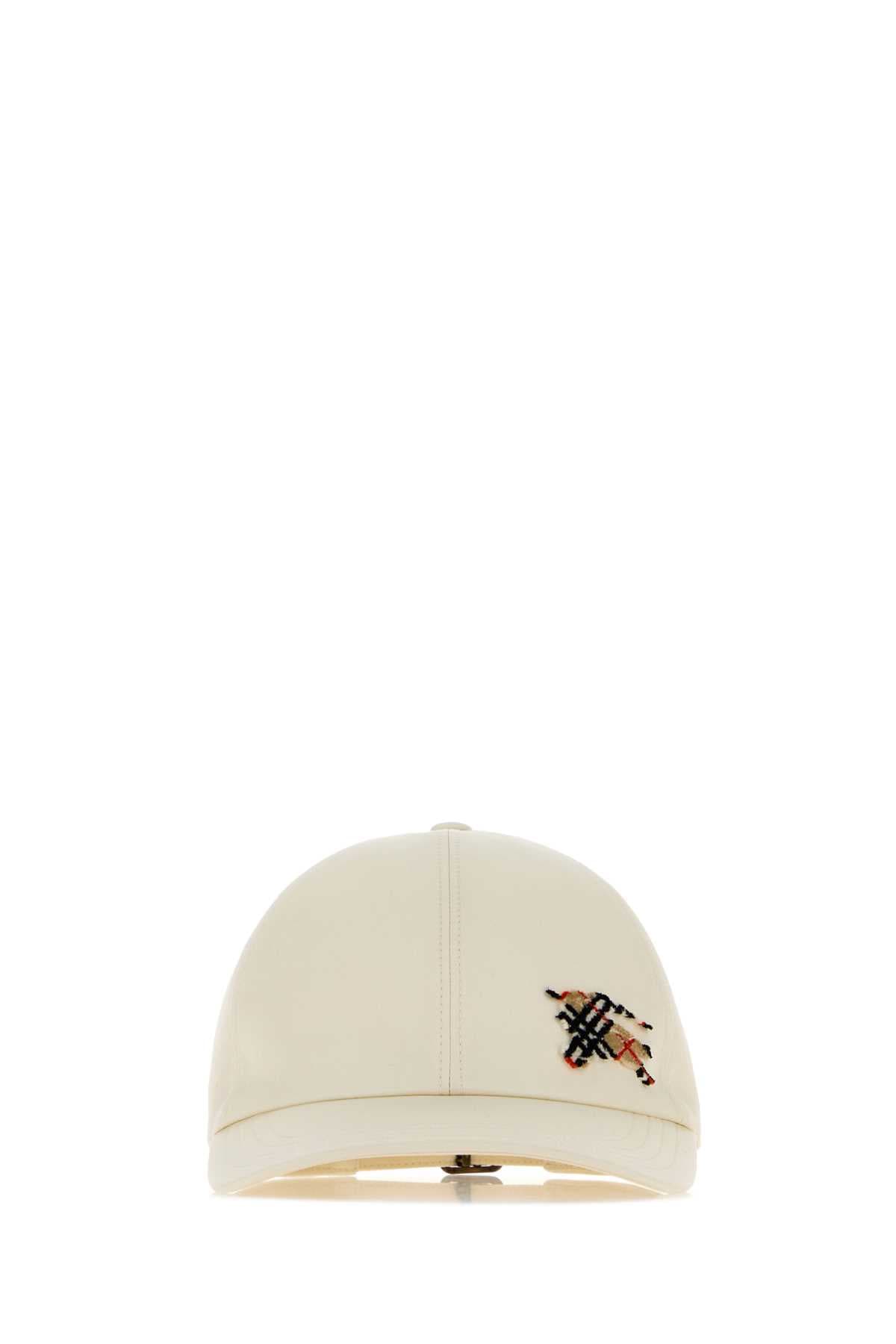 Ivory cotton baseball cap